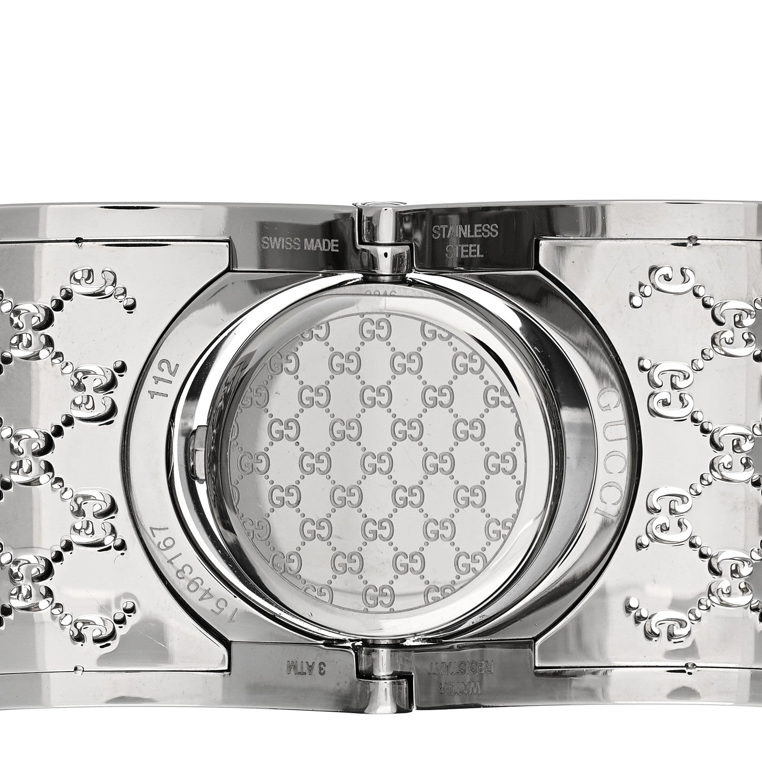 Gucci Stainless Steel 33mm Twirl Quartz Watch Brown 4 of 4