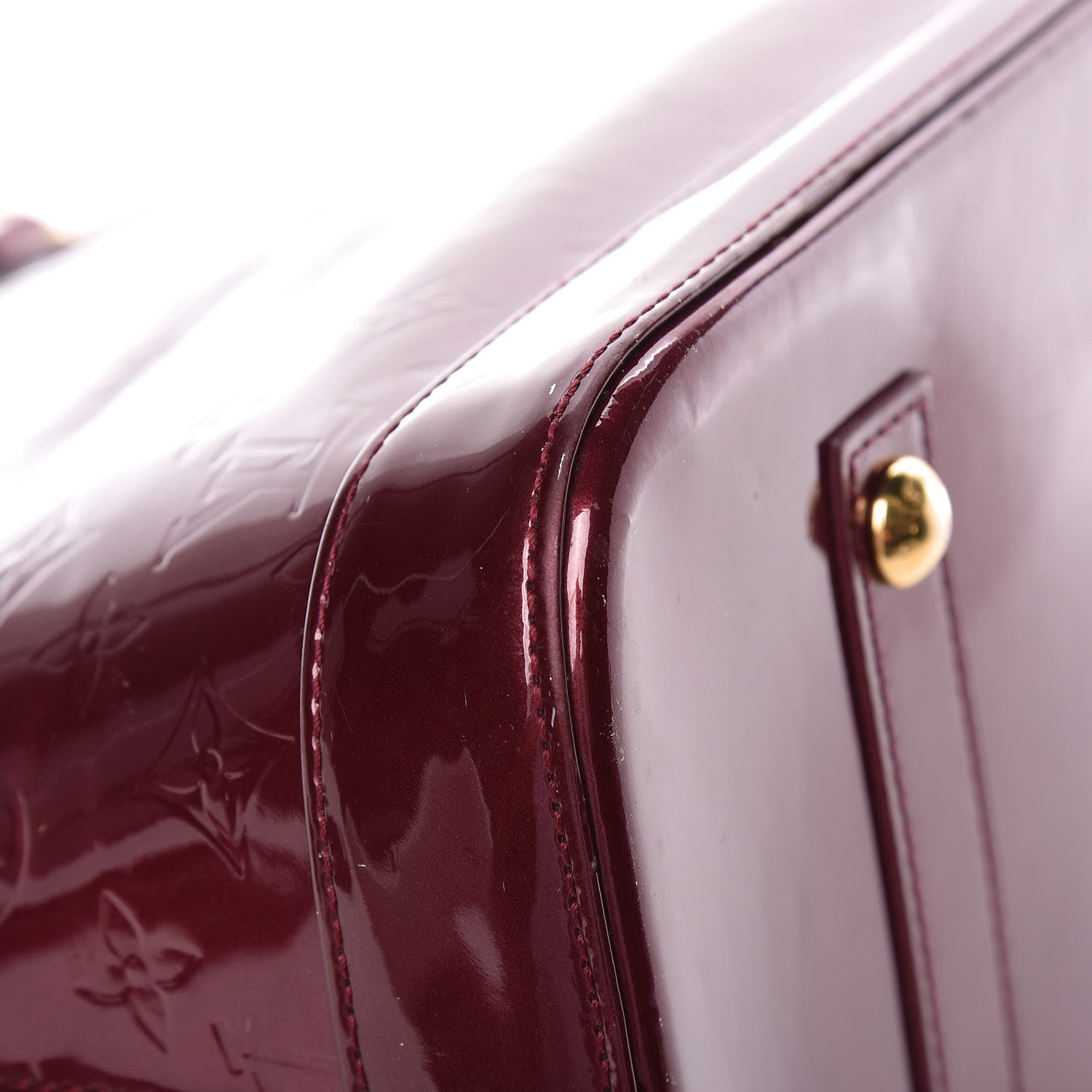 Louis Vuitton Vernis Alma GM Rouge Fauviste 12 of 17