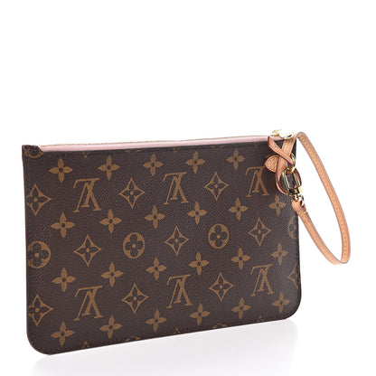 Louis Vuitton Monogram Neverfull MM GM Pochette Rose Ballerine 3 of 6