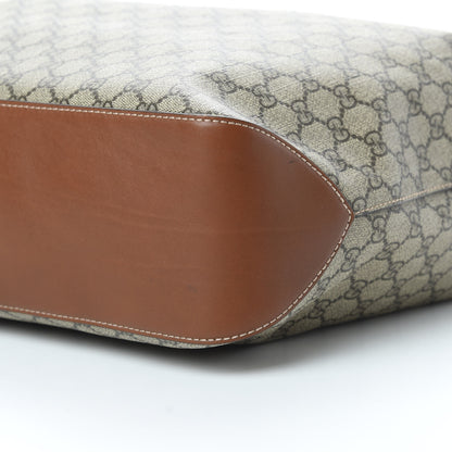 Gucci GG Supreme Monogram Large Linea A Hobo Light Brown 11 of 12