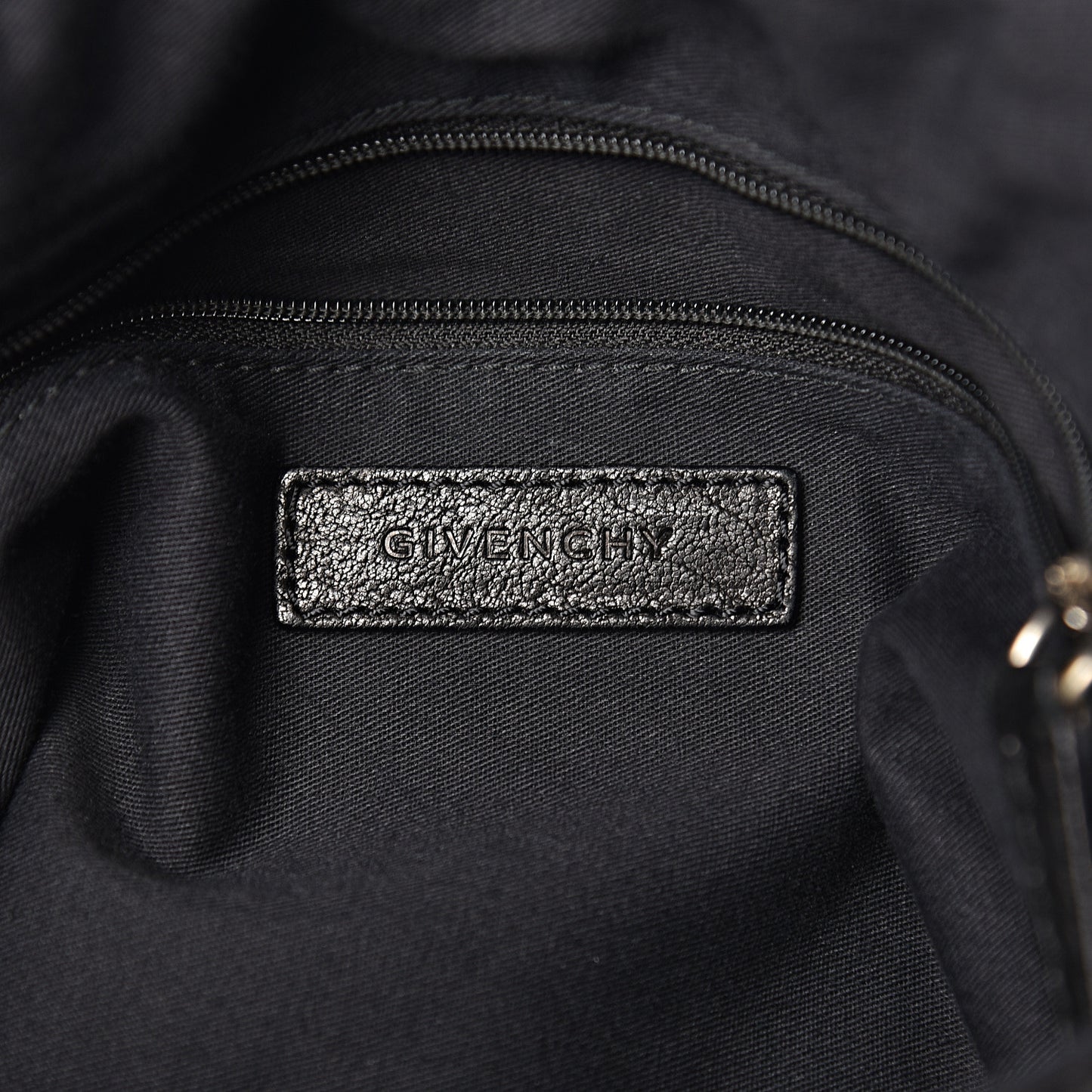 Pebbled Lambskin Shoulder Bag Black