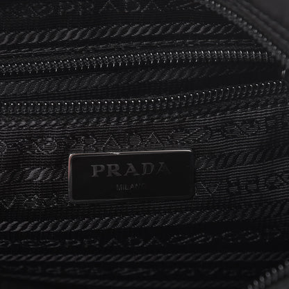 Prada Nylon Vela Messenger Bag Black 6 of 9