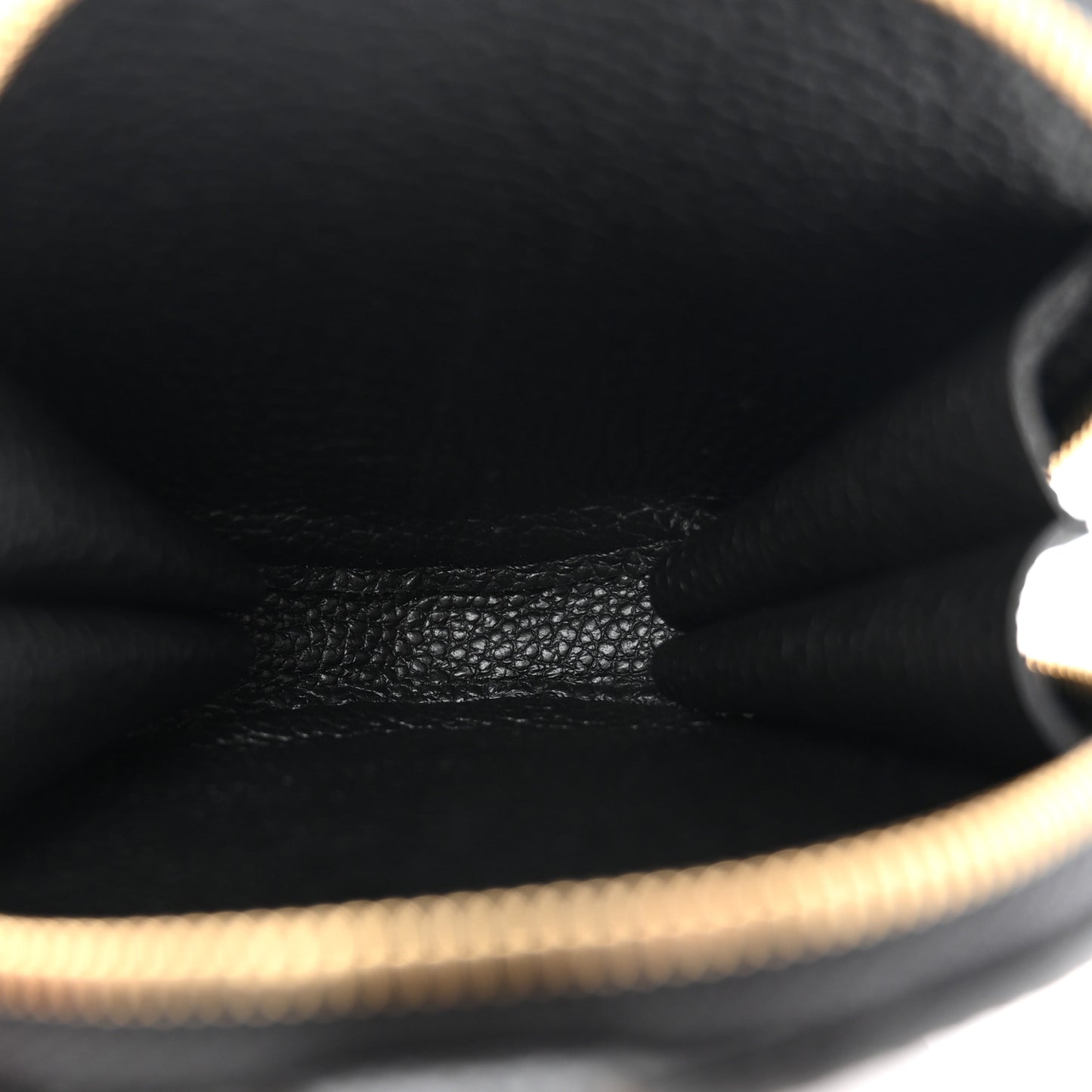 Empreinte Monogram Giant Round Coin Purse Black Beige