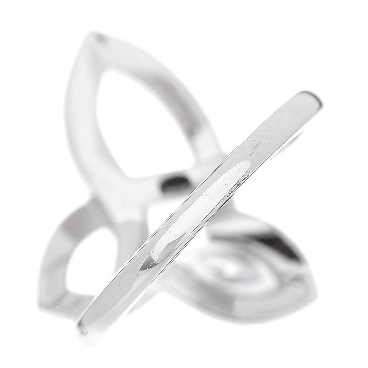 Harry Winston Platinum Diamond Lily Cluster Ring 48 4.5 3 of 5
