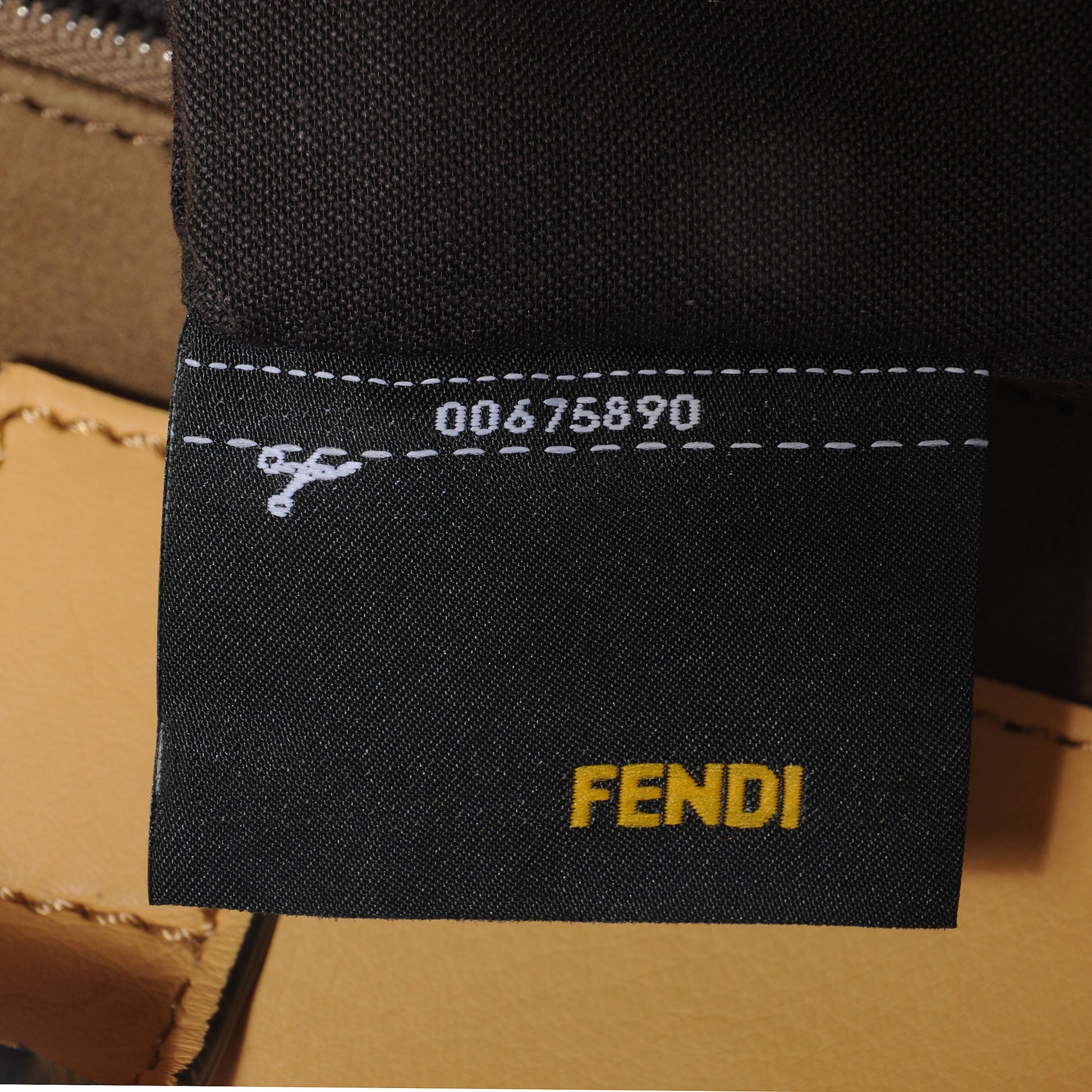 Fendi Vitello Elite Flamingo Large 3Jours Tote Giallo Alchemy 7 of 12