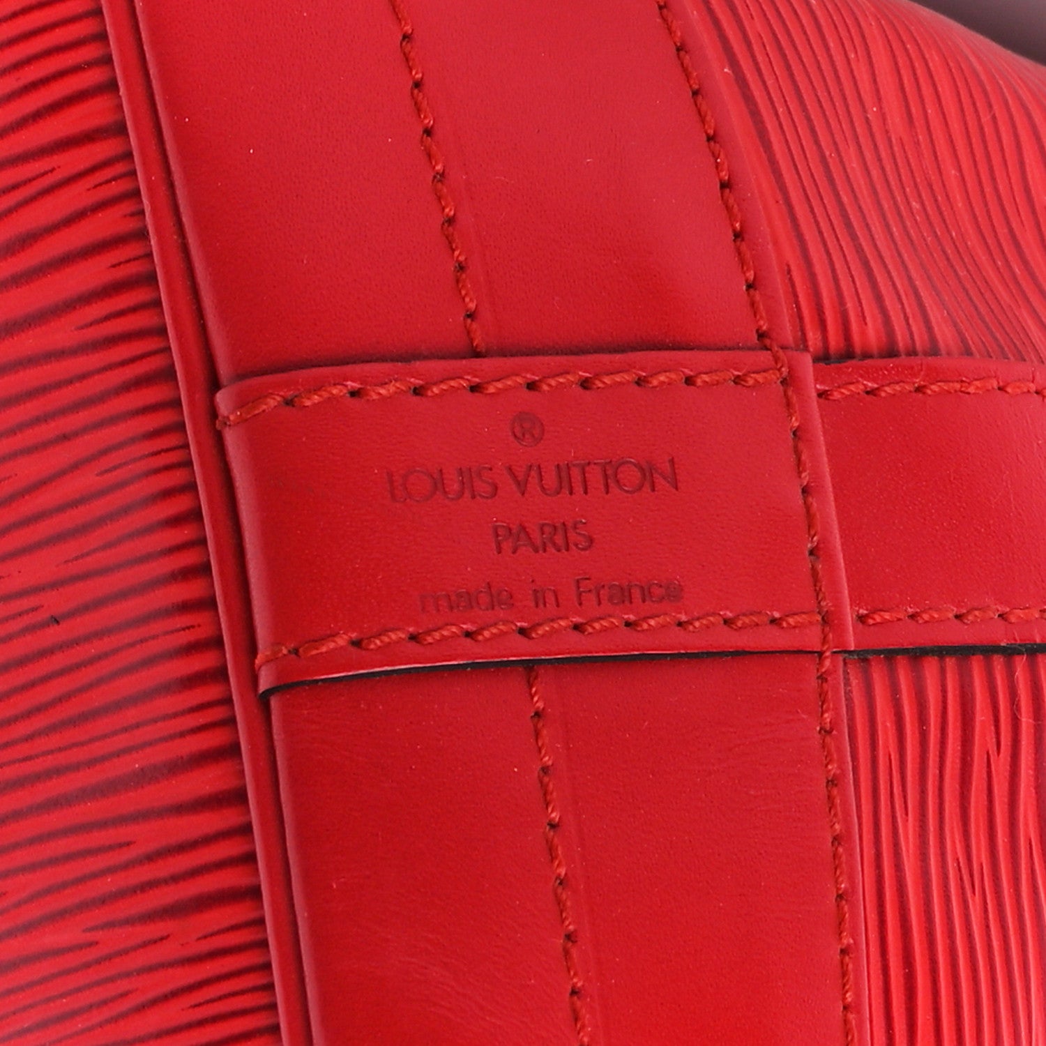 Louis Vuitton Epi Noe Castillan Red 7 of 12