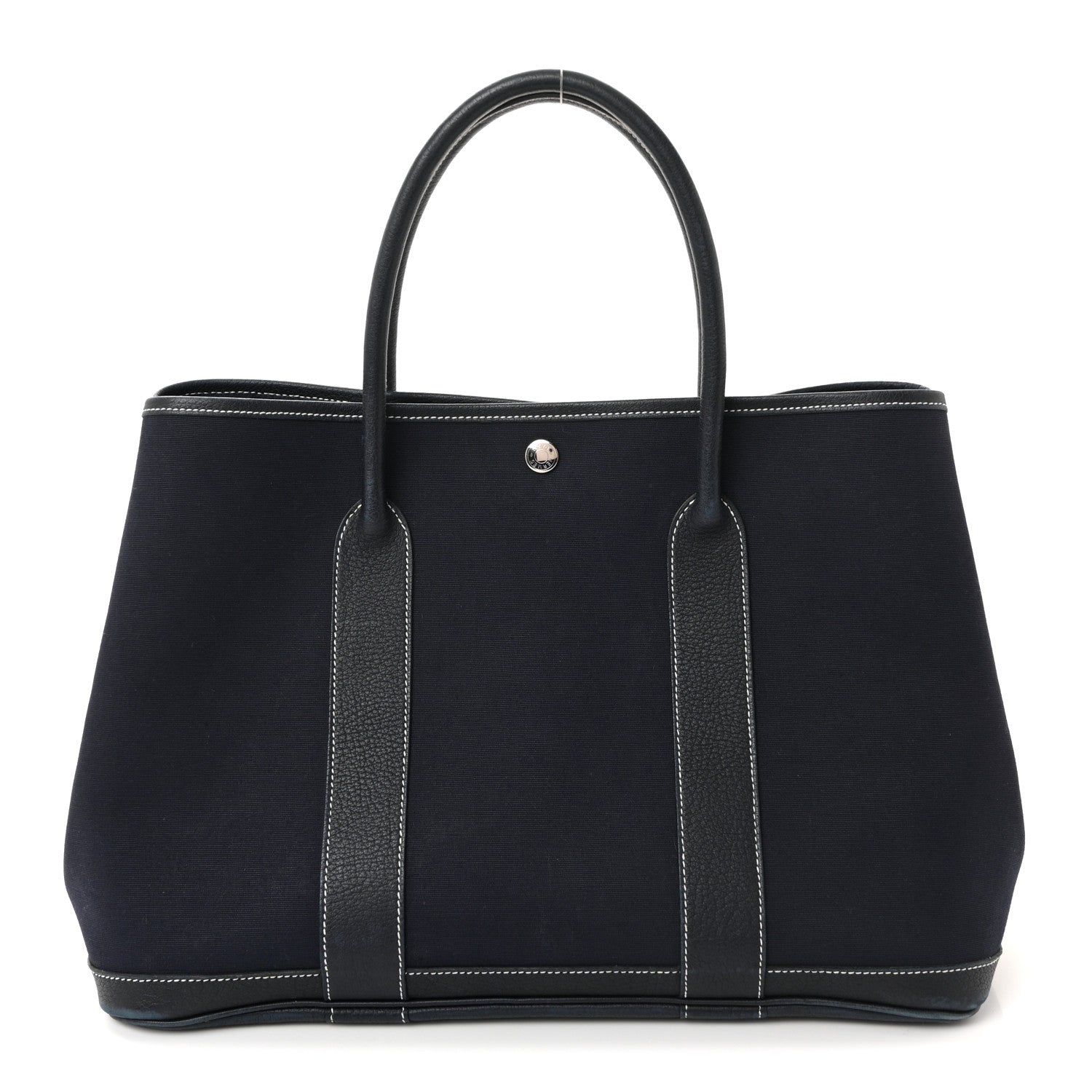 Hermes Toile Negonda Garden Party Tote 36 MM Bleu Marine 1 of 9