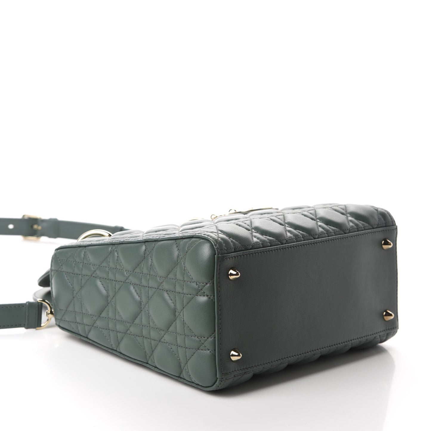 Lambskin Cannage Medium Lady Dior Orage