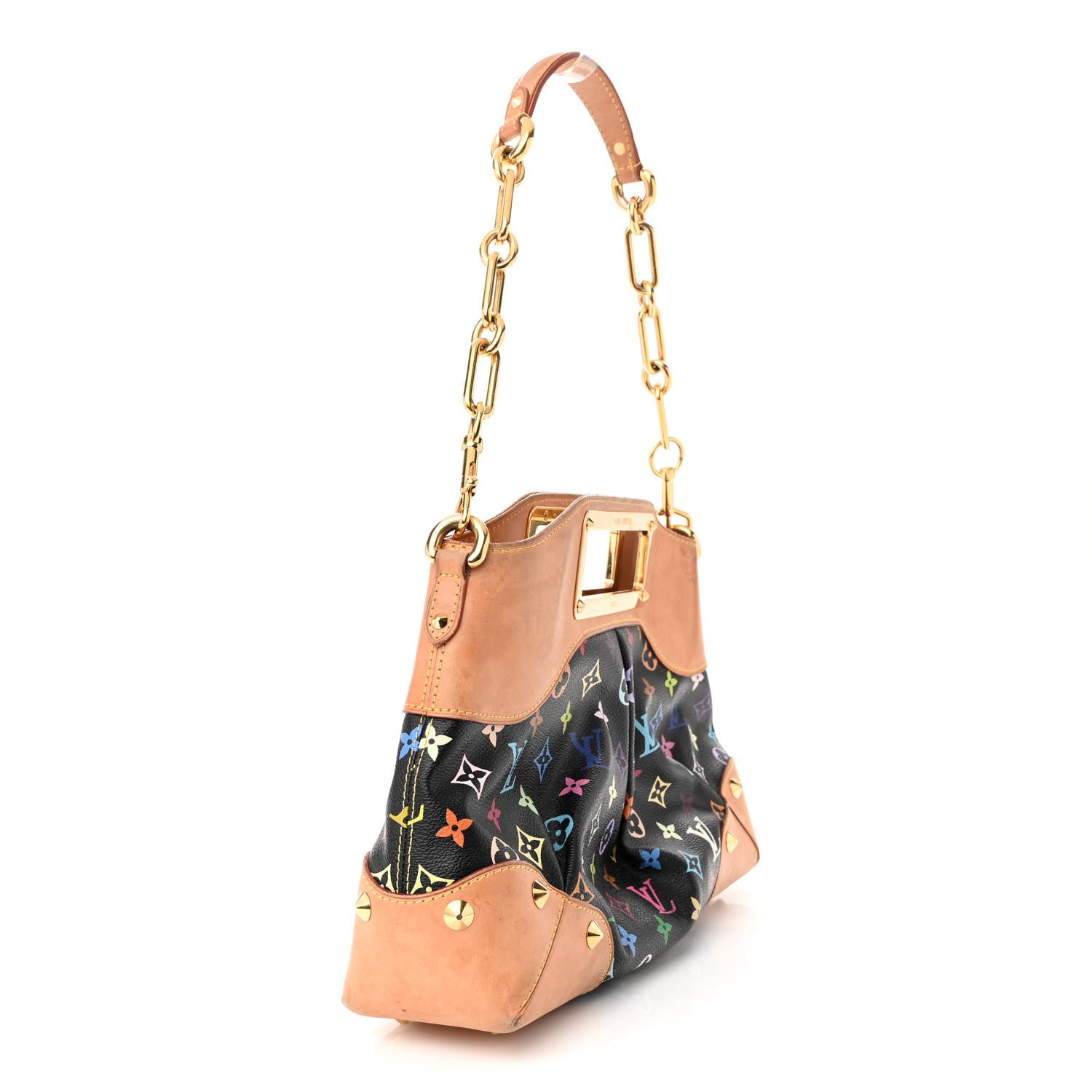 Louis Vuitton Monogram Multicolor Judy MM Black 3 of 21