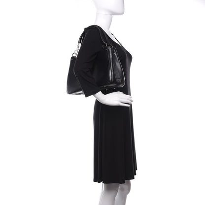 Christian Dior Coated Canvas Crystal Hardcore Shoulder Bag Black 2 of 9