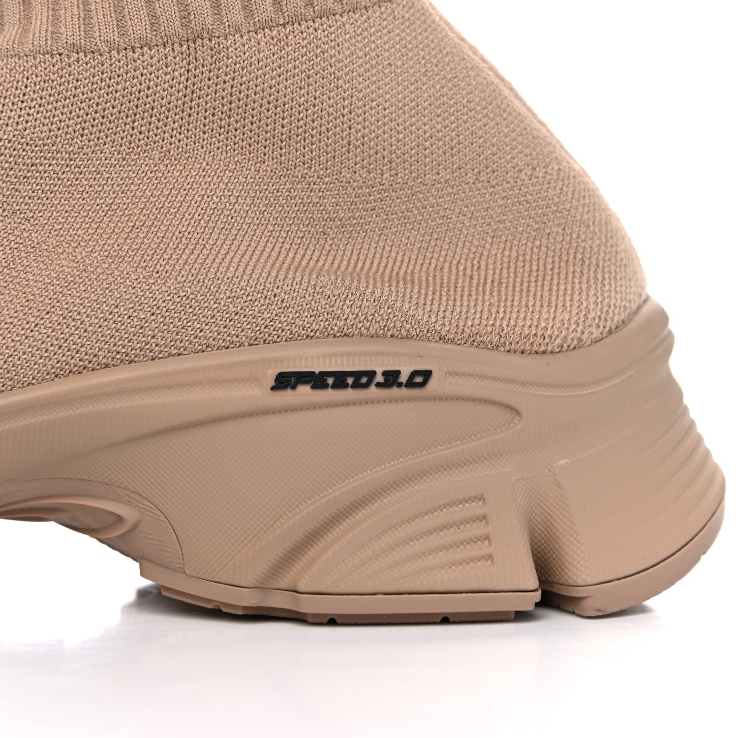 Balenciaga Technical Ribbed 3D Recycled Knit Womens Speed 3.0 Sneakers 40 Monocolor Beige 7 of 9