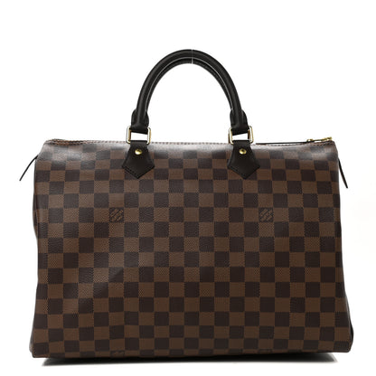 Louis Vuitton Damier Ebene Speedy 35 1 of 8