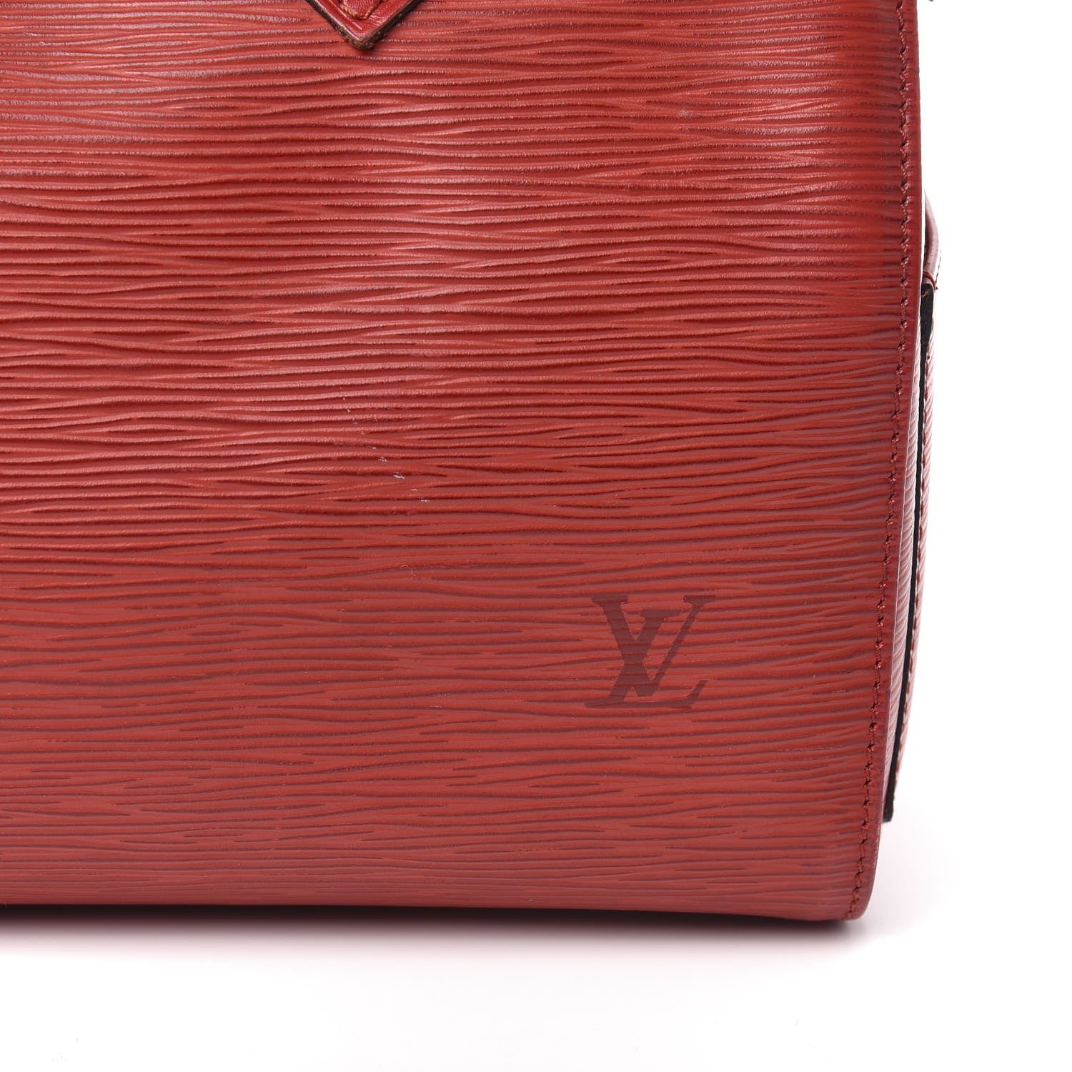 Louis Vuitton Epi Speedy 25 Castillan Red 10 of 10