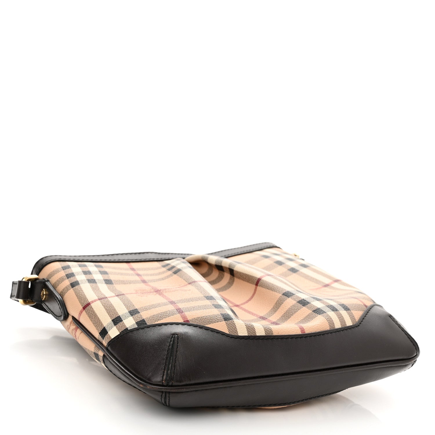 Burberry Haymarket Check Hartham Crossbody Chocolate 4 of 13