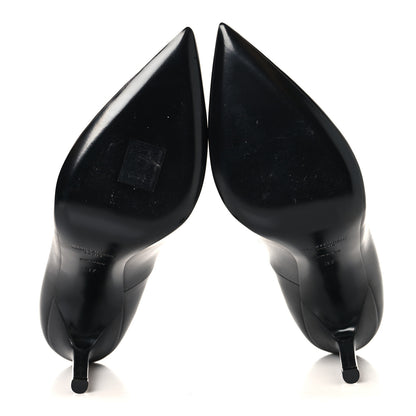 Saint Laurent Calfskin Zoe 105 Pumps 37 Black 6 of 9