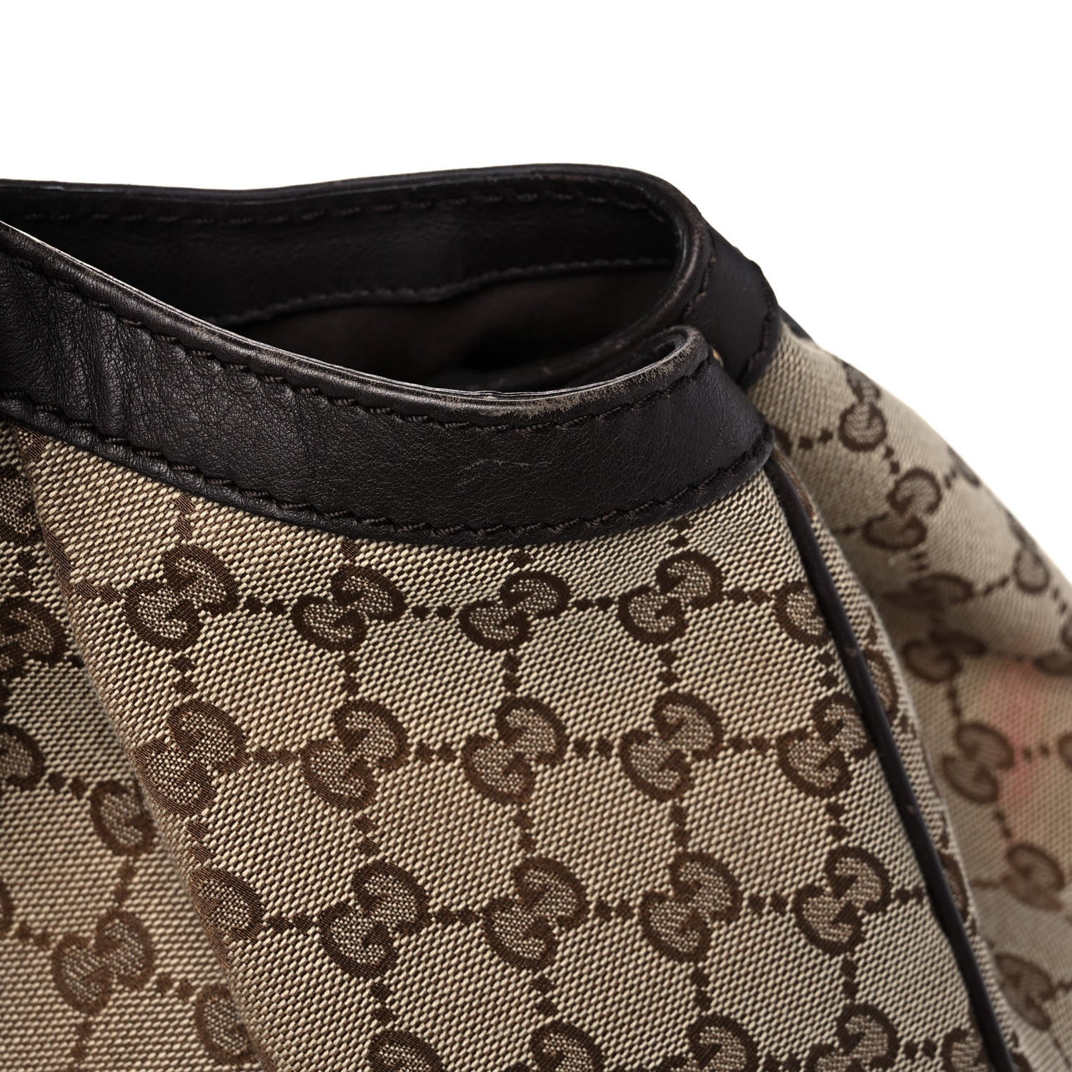 Gucci Monogram Large Sukey Tote Dark Brown 17 of 18