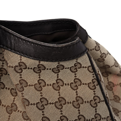 Gucci Monogram Large Sukey Tote Dark Brown 17 of 18