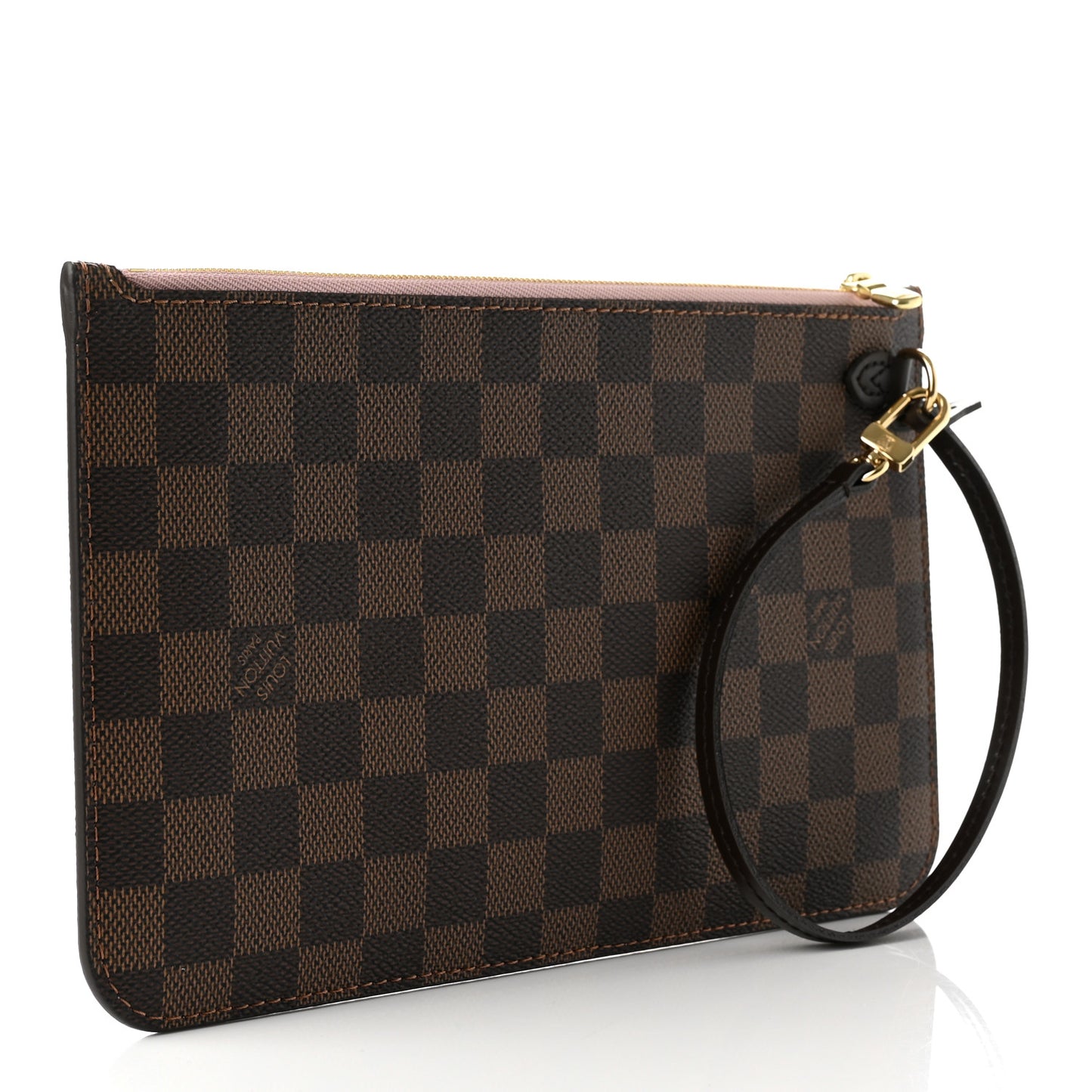 Damier Ebene Neverfull MM GM Pochette Rose Ballerine