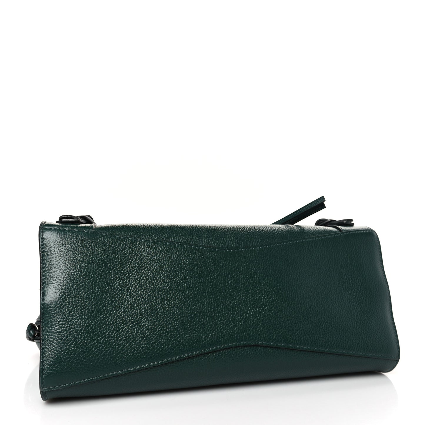 Grained Calfskin Neo Classic Matte Black Hardware S City Forest Green
