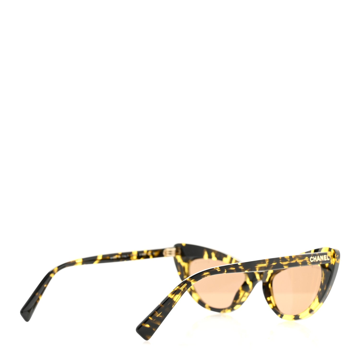 レア　CHANELの手鏡です Chanel Acetate Cat Eye CC Sunglasses 71774 Tortoise 1952185