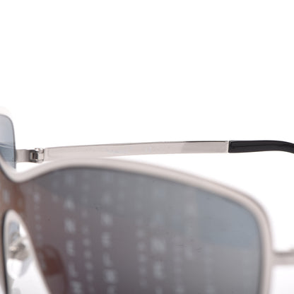 Chanel Shield Runway Sunglasses 71212 Silver 5 of 8