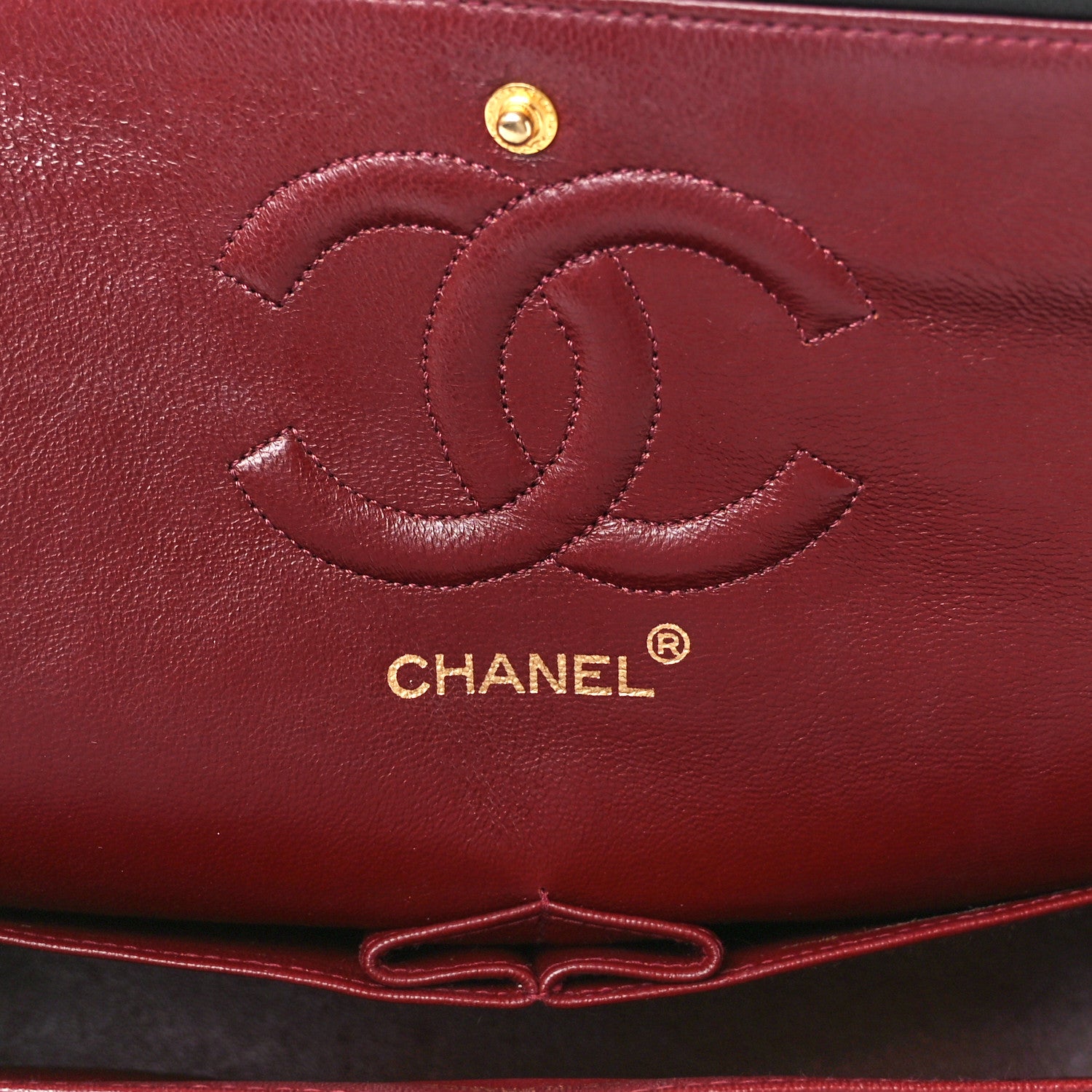 Chanel Lambskin Quilted Medium Double Flap Black 6 of 11