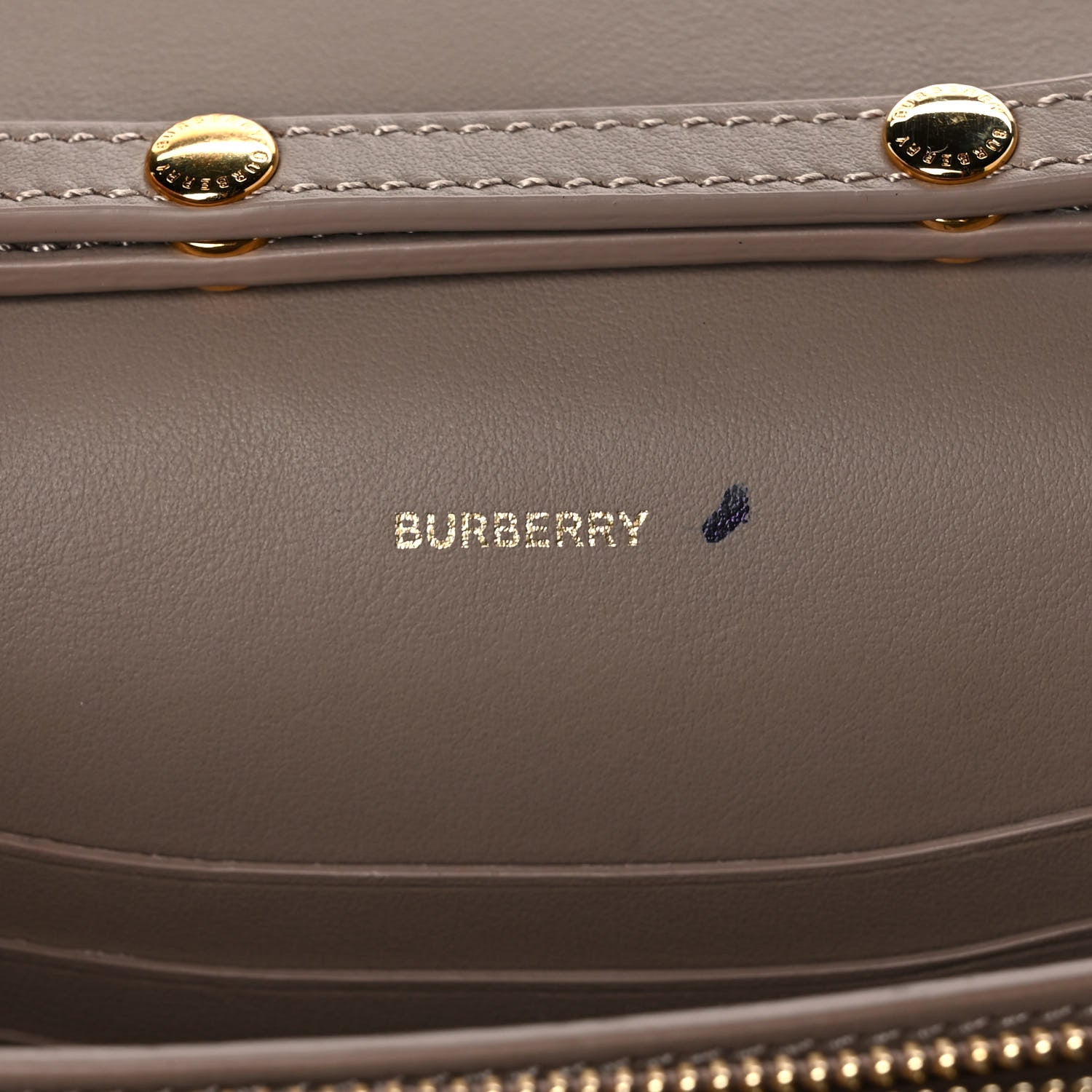 Burberry Calfskin Vintage Check Hayes Crossbody Beige 6 of 15