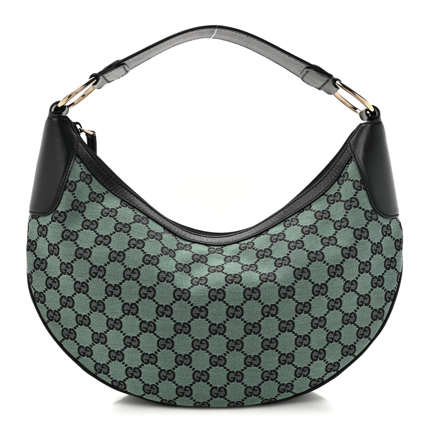 Monogram Half Moon Hobo Green