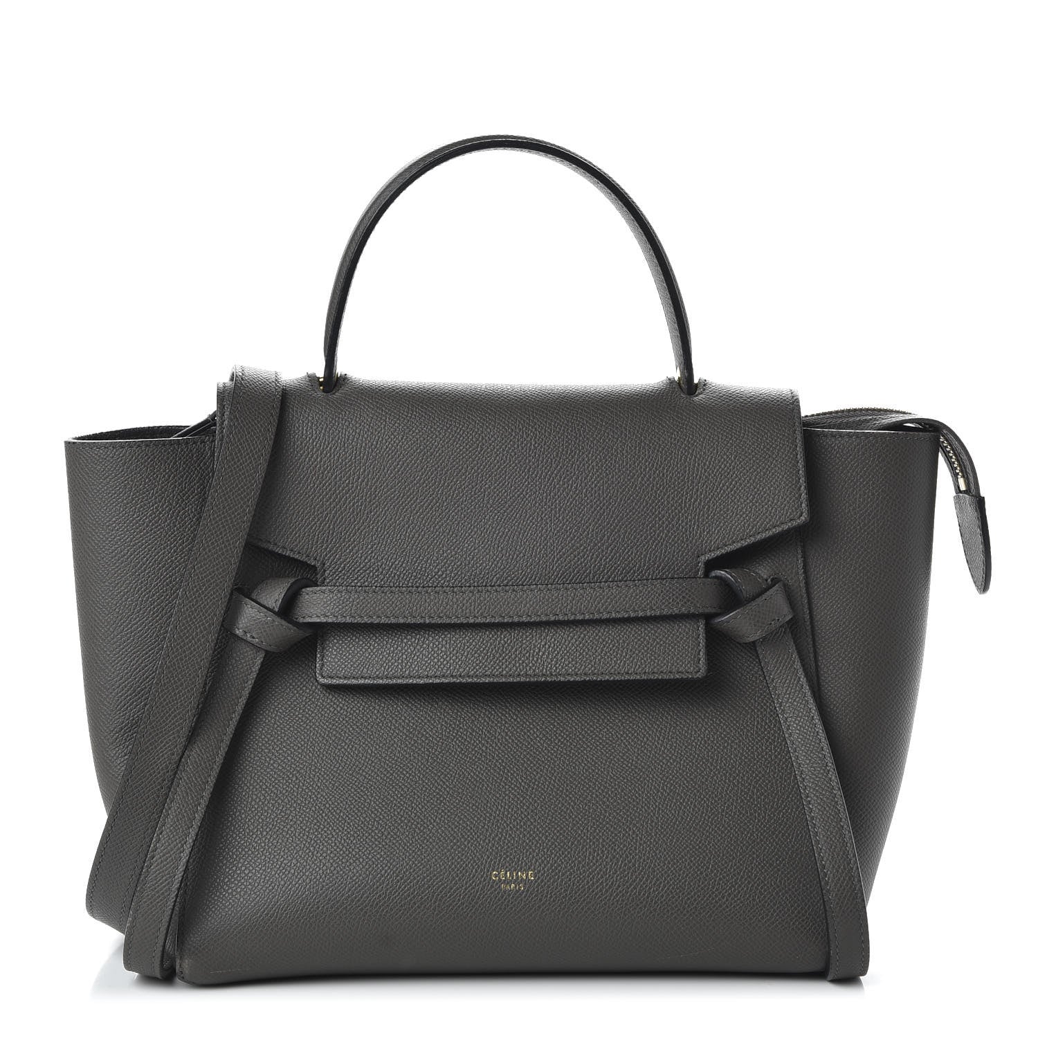 Celine Grained Calfskin Micro Belt Bag Grey 1 of 8