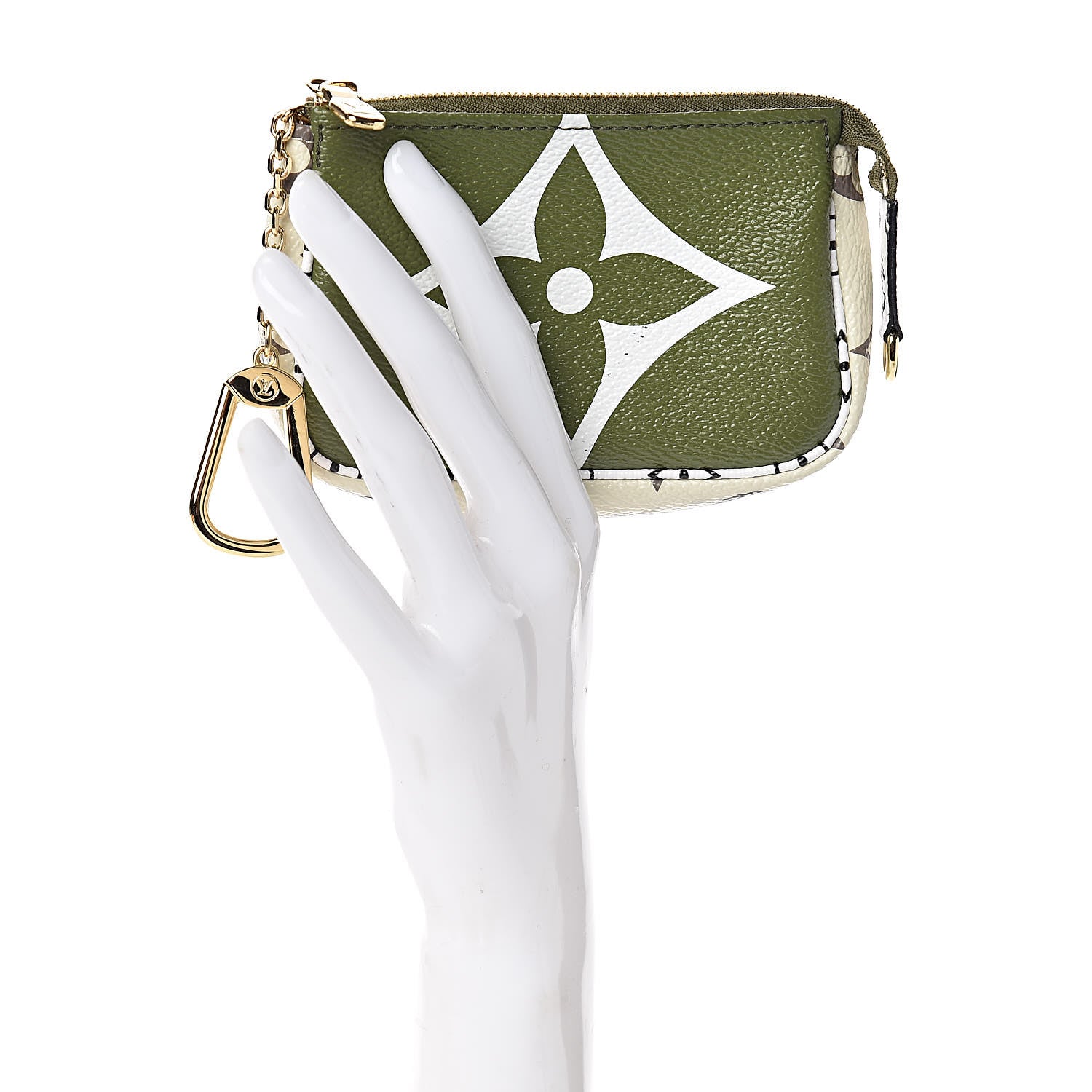 Louis Vuitton Monogram Giant Micro Pochette Accessories Kaki White 2 of 8