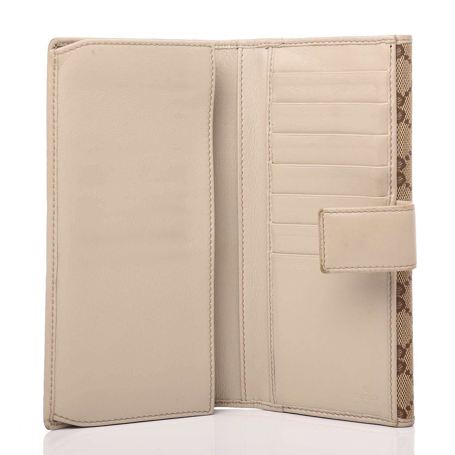 Gucci Monogram Indy Continental Wallet Off White 6 of 16