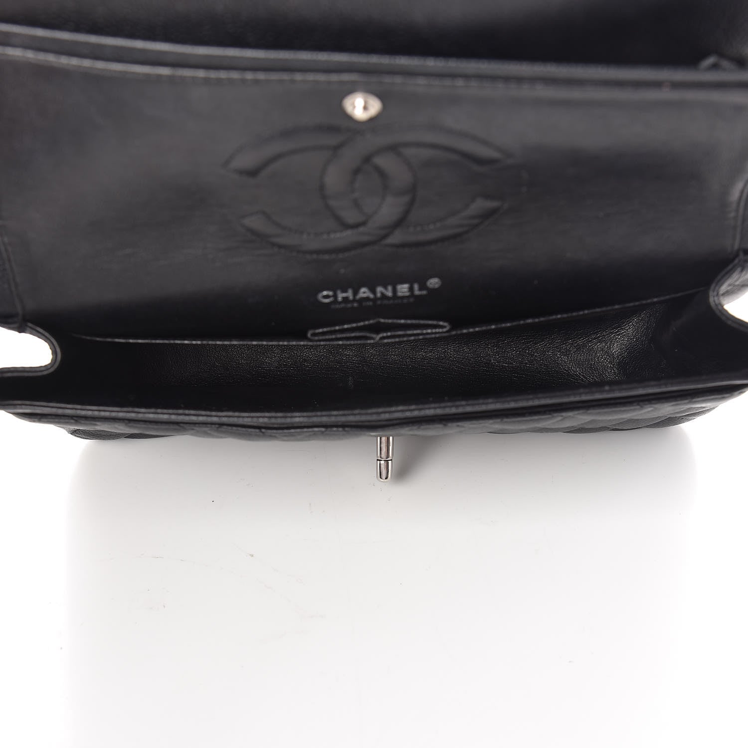 Chanel Caviar Quilted Medium Double Flap Black 5 of 10