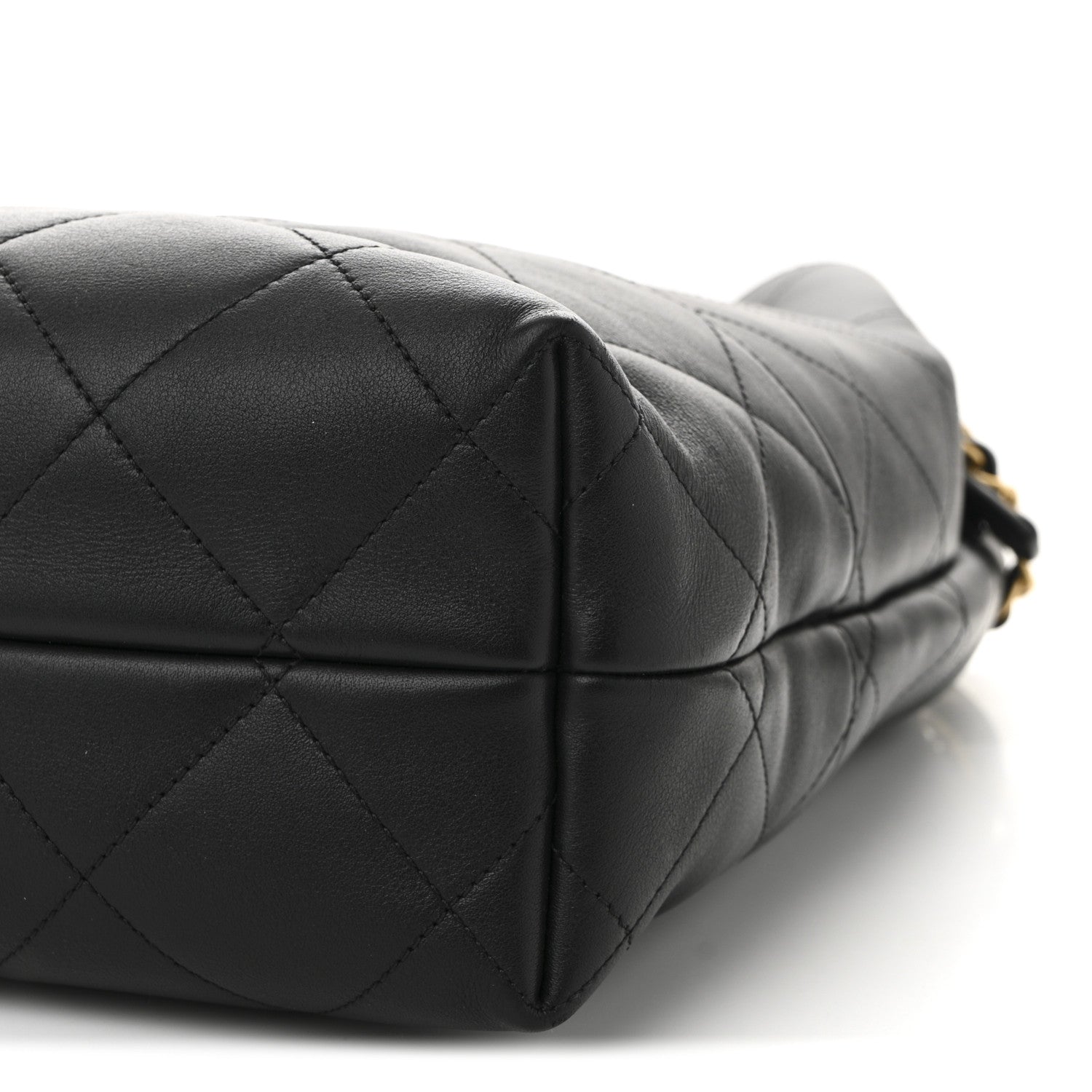 Chanel Calfskin Stitched Hobo Black 10 of 10