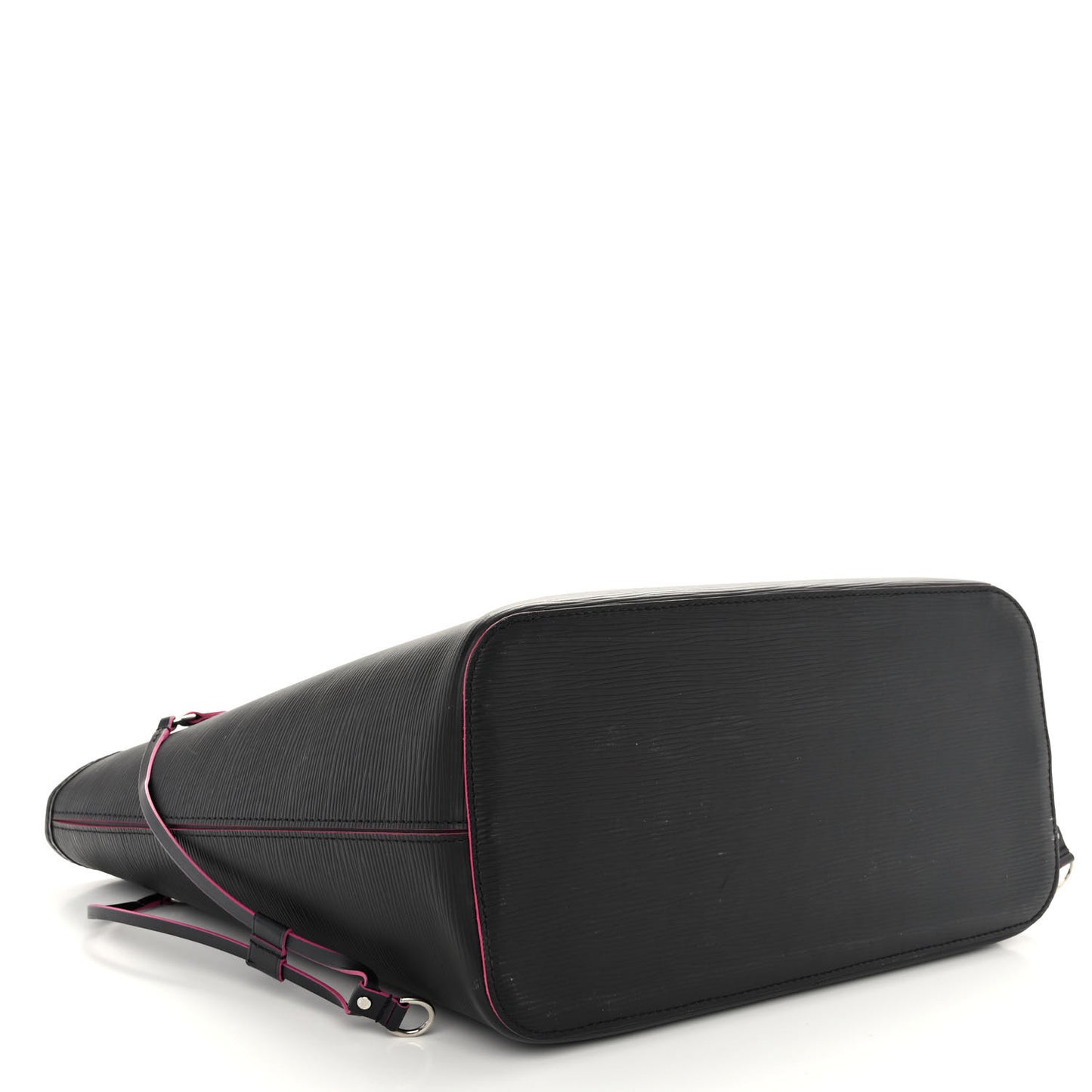 Epi Neverfull MM Black Hot Pink