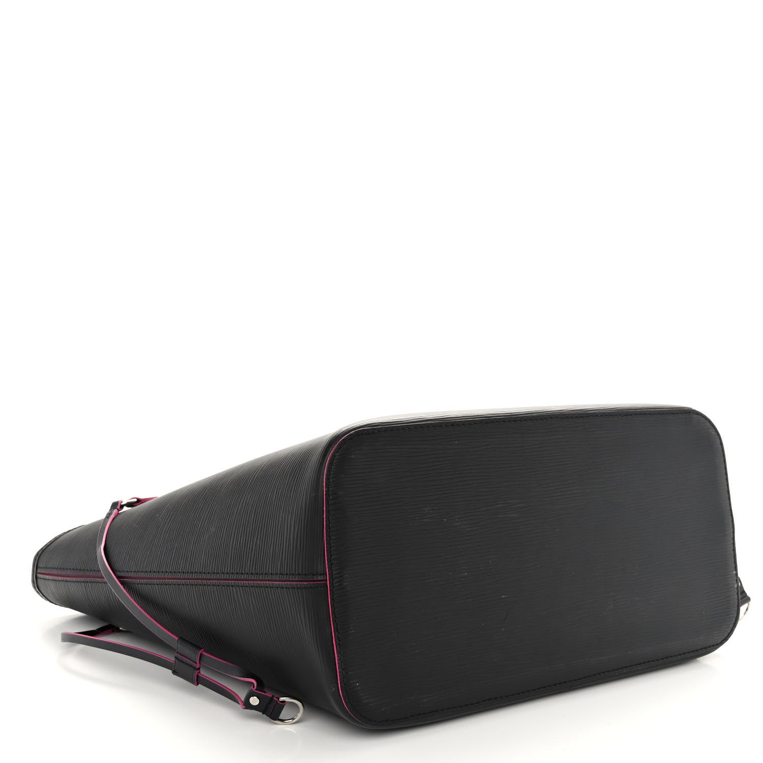 Louis Vuitton Epi Neverfull MM Black Hot Pink 5 of 12