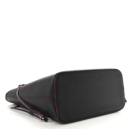 Louis Vuitton Epi Neverfull MM Black Hot Pink 5 of 12