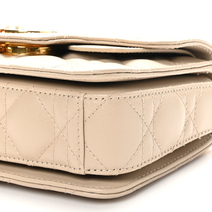 Christian Dior Lambskin Cannage Mini Jolie Top Handle Bag Beige 10 of 10