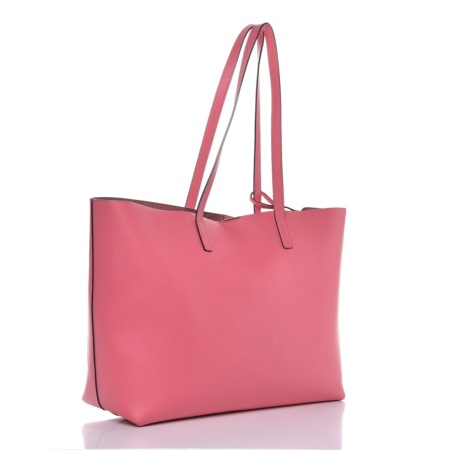 Saint Laurent Calfskin Large Shopping Tote Pale Rose 3 of 15