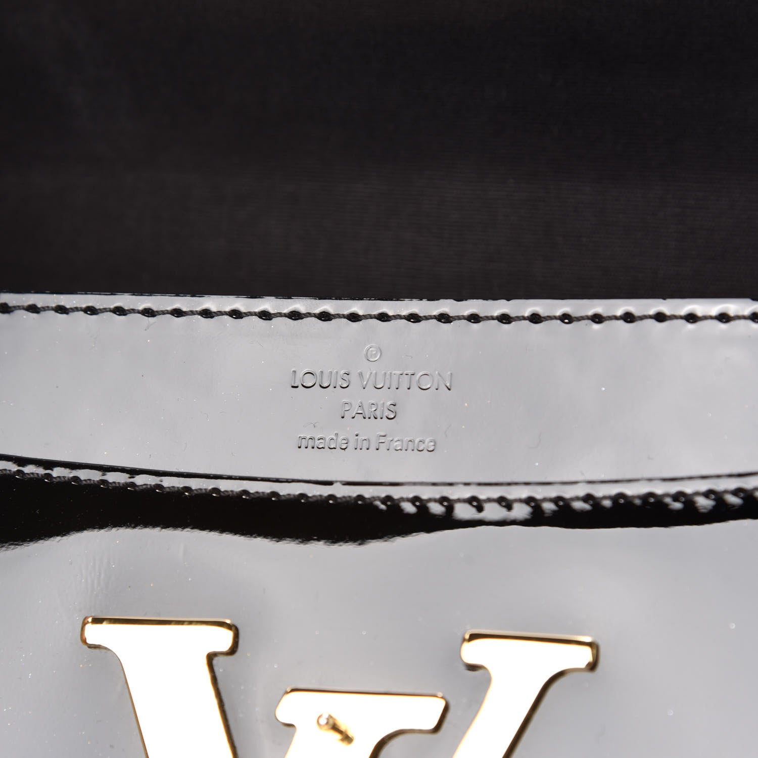 Louis Vuitton Patent Chain Louise Black 8 of 10