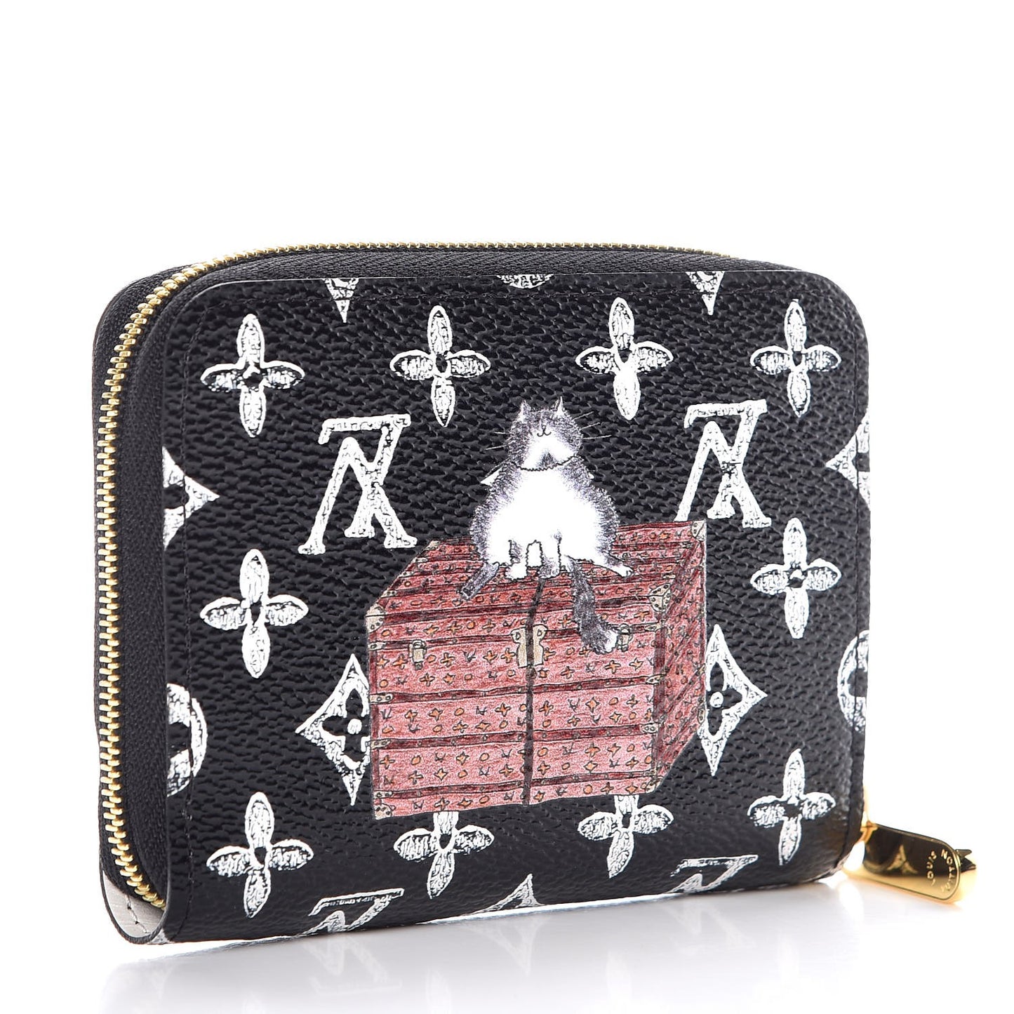 Catogram Zippy Coin Purse Black
