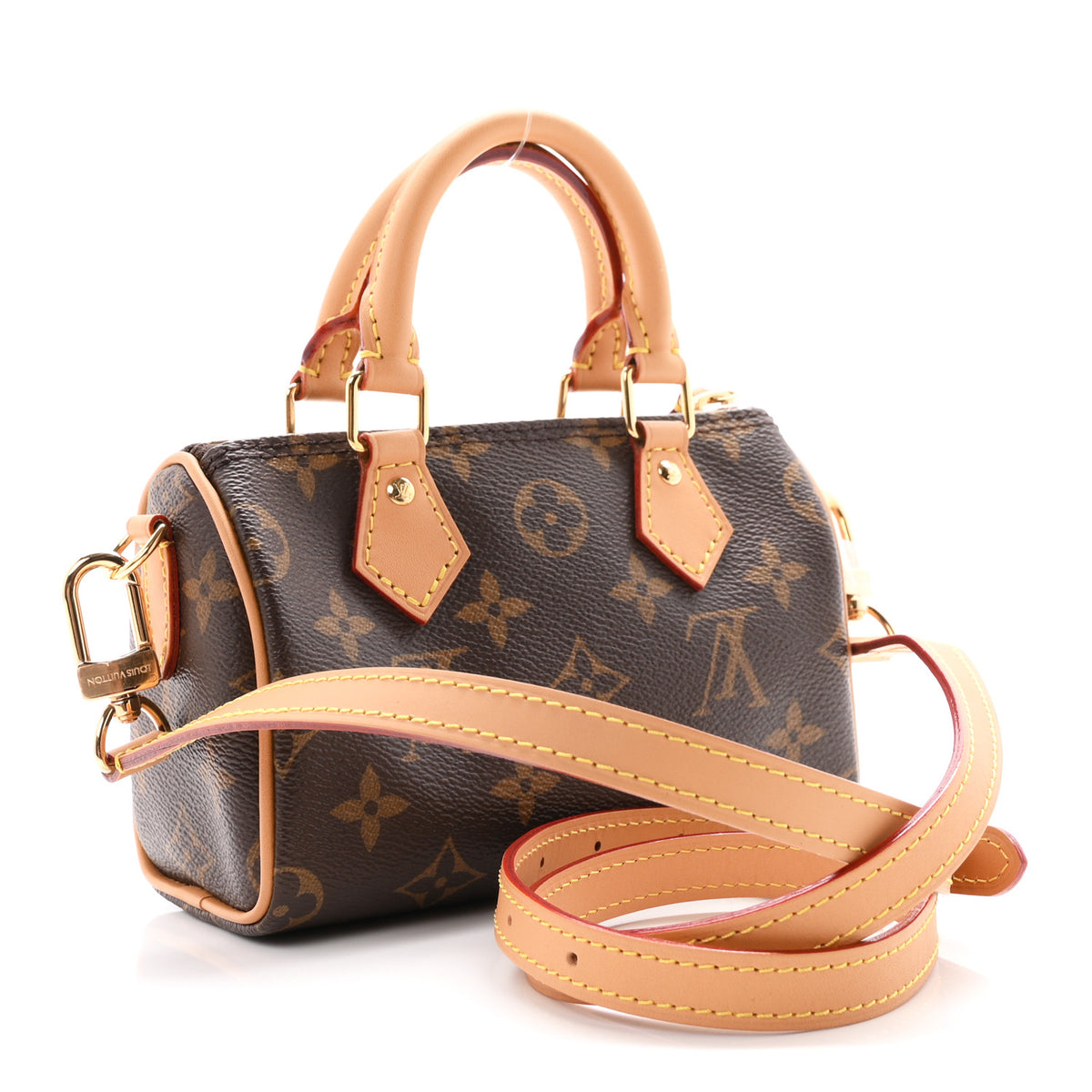 Louis Vuitton Monogram Nano Speedy Bandouliere 3 of 11
