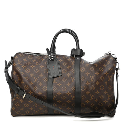 Louis Vuitton Monogram Macassar Keepall Bandouliere 45 1 of 10