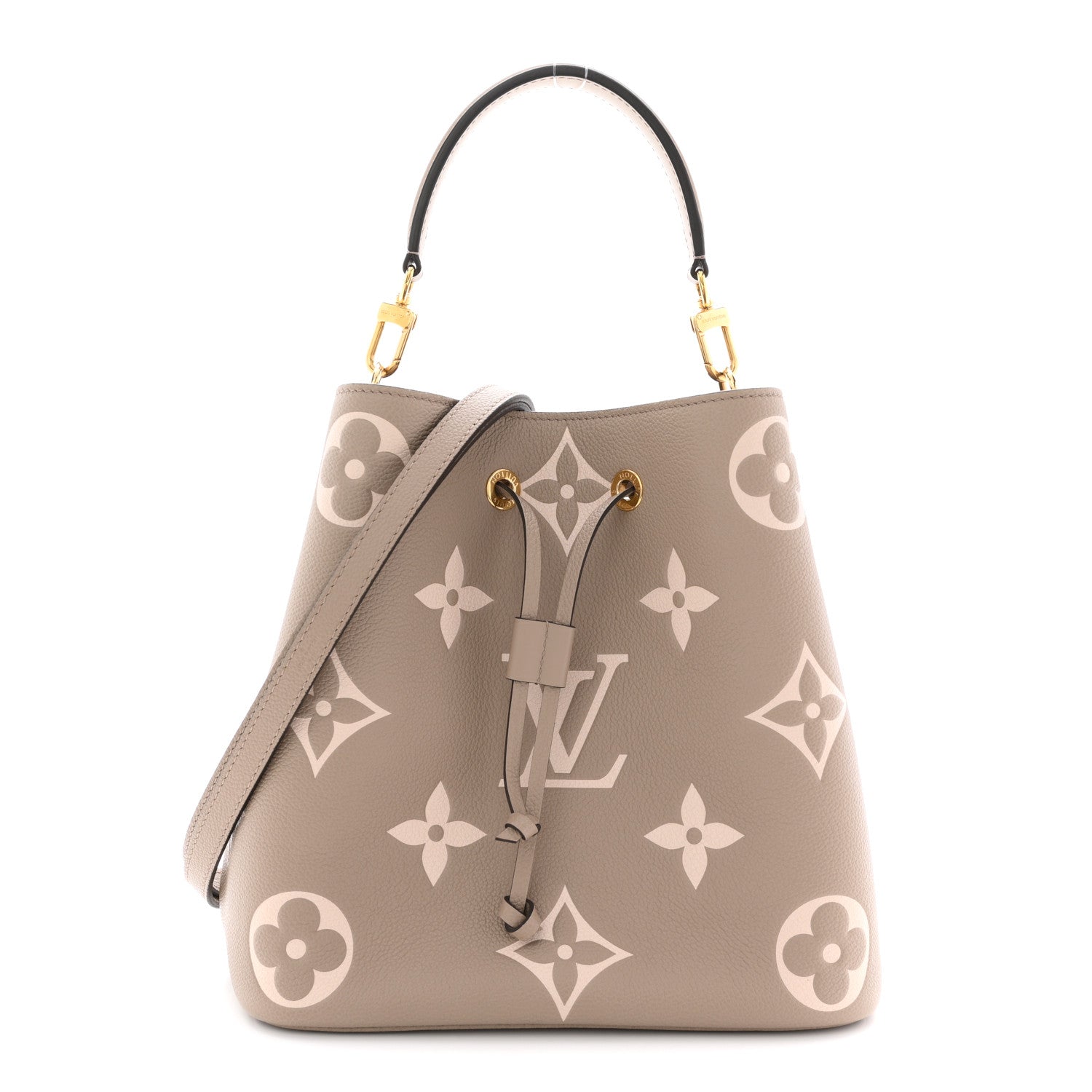 Louis Vuitton Empreinte Monogram Giant Neonoe MM Tourterelle Creme 1 of 11