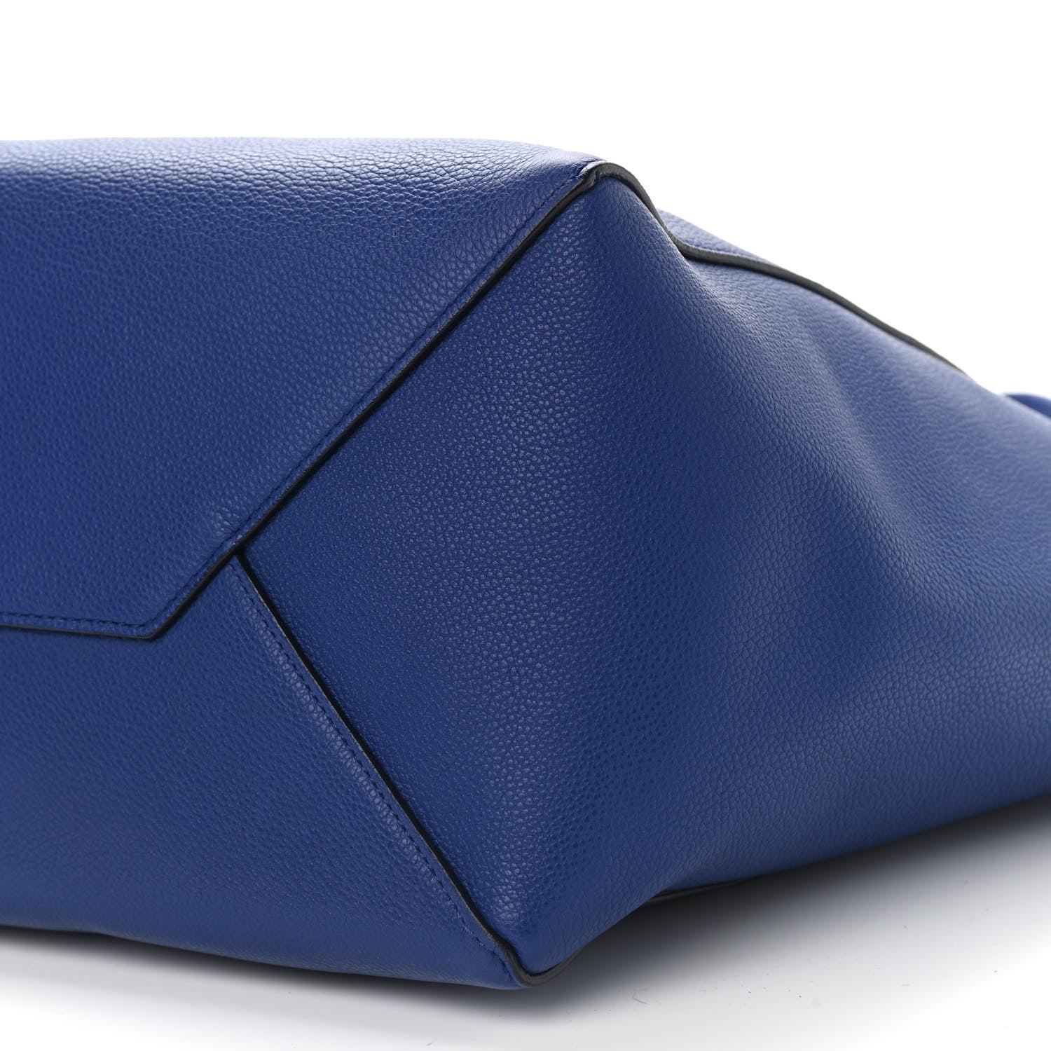 Celine Soft Grained Calfskin Small Belt Cabas Phantom Indigo 9 of 9