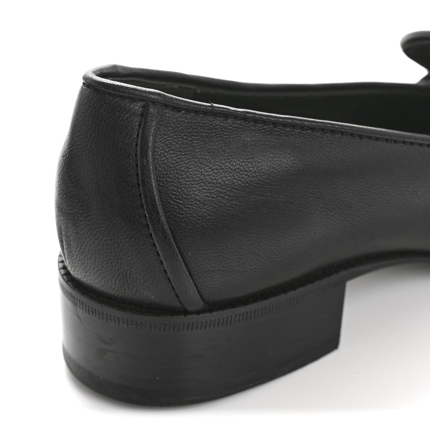 Chanel Lambskin Quilted Boy Loafers 39.5 Black 11 of 11