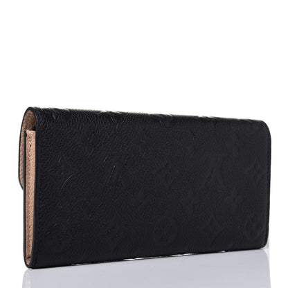Louis Vuitton Empreinte Emilie Wallet Black Dune 3 of 13