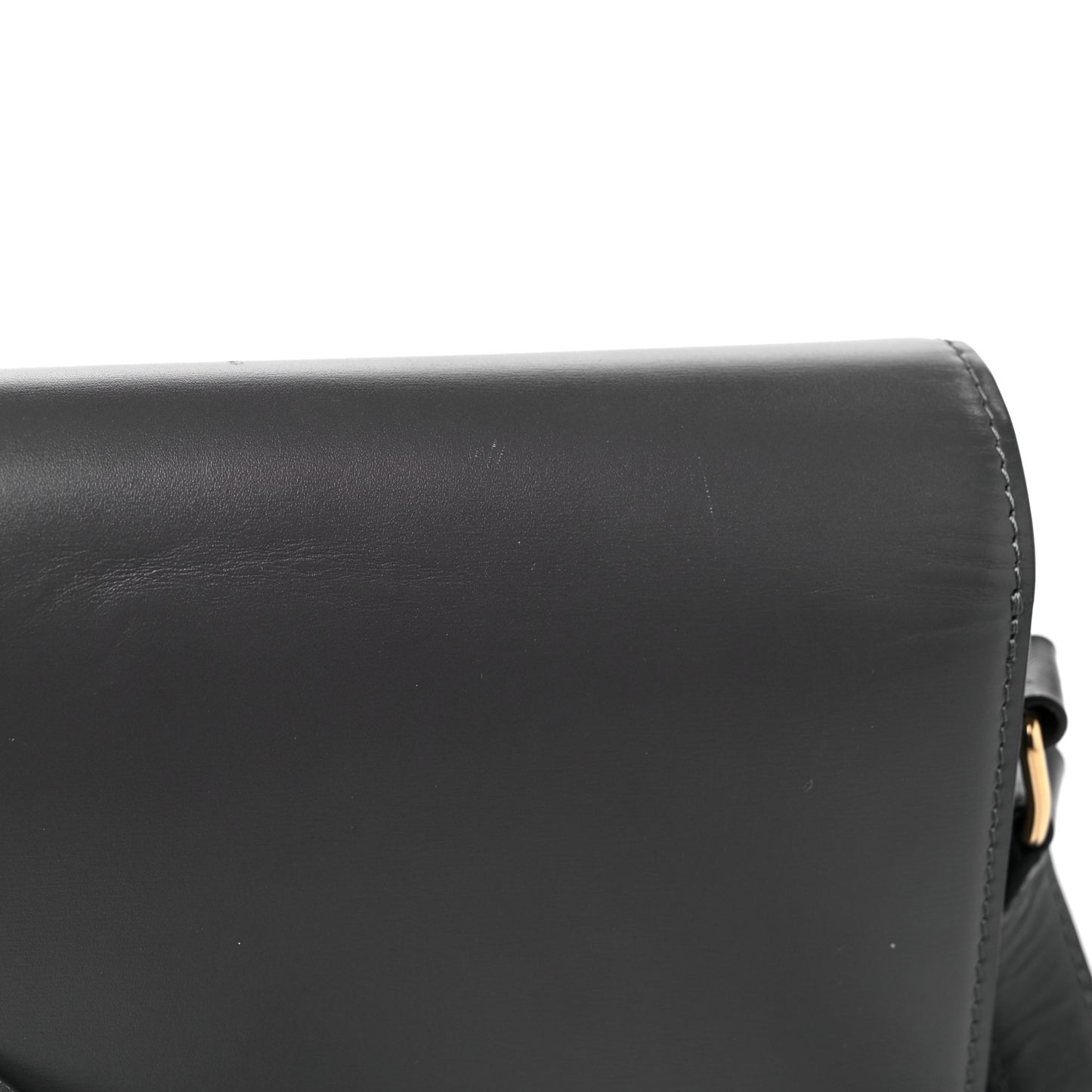 Shiny Calfskin Medium Triomphe Grey