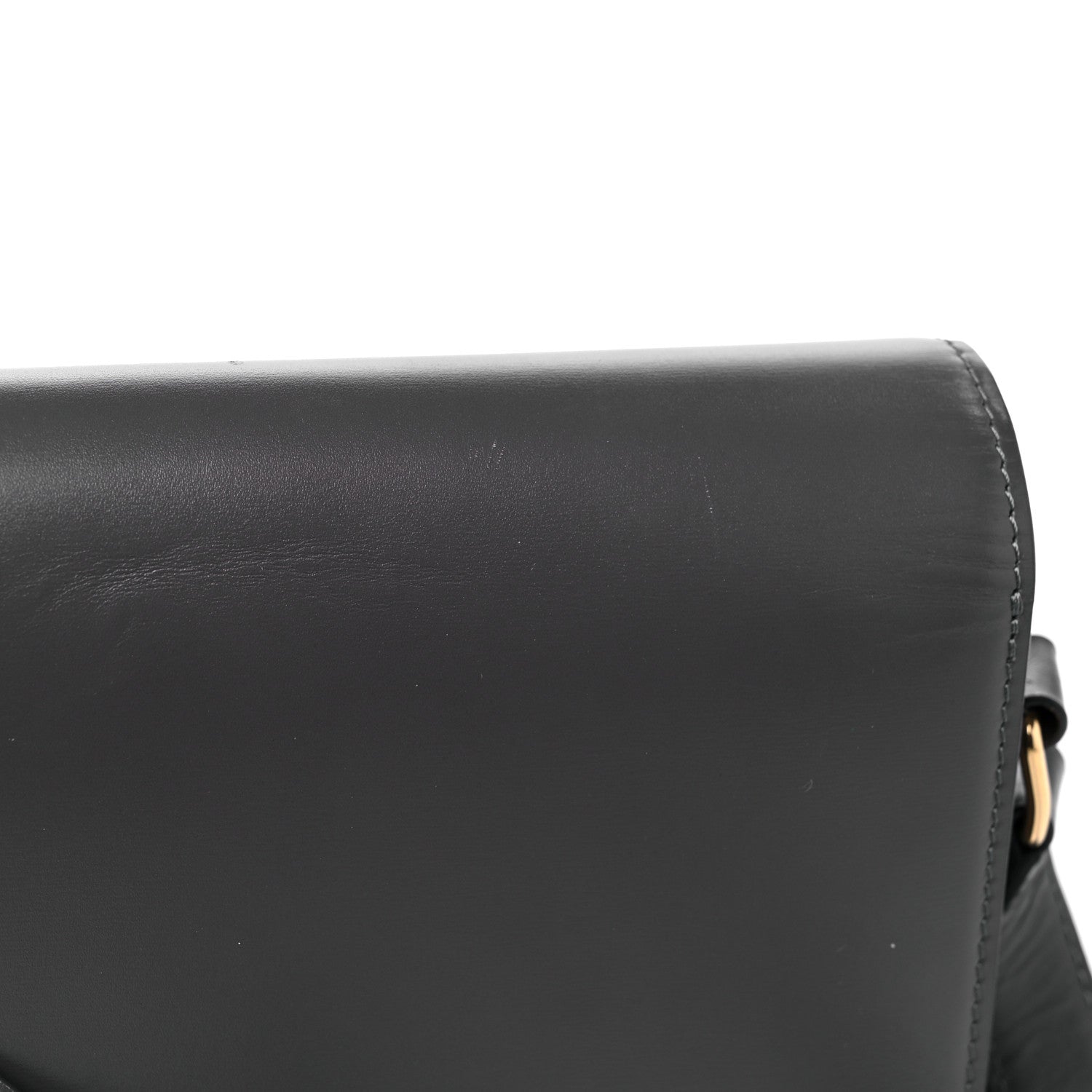 Celine Shiny Calfskin Medium Triomphe Grey 18 of 21