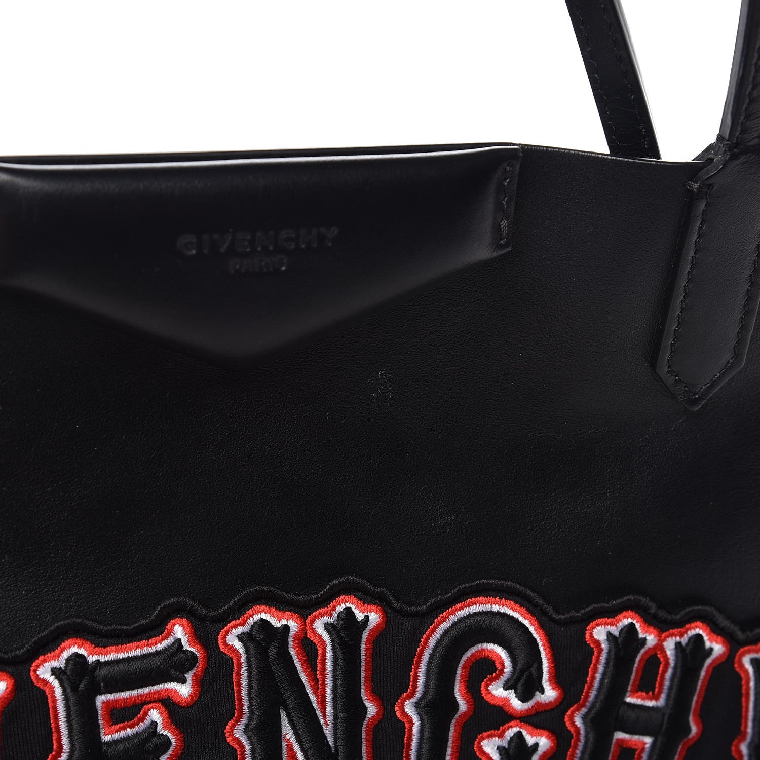 Givenchy Calfskin Gothic Large Antigona Tote Black 9 of 12