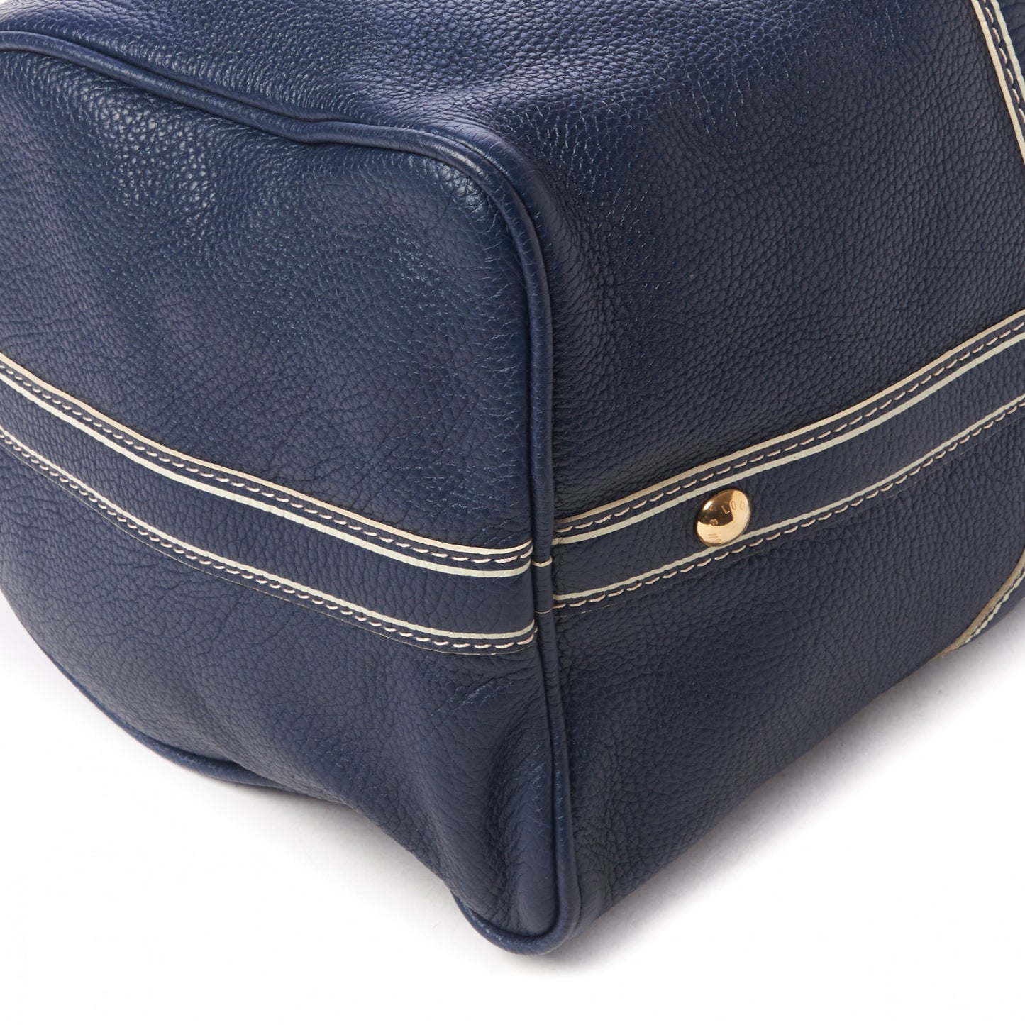 Tobago Leather Keepall 50 Blue